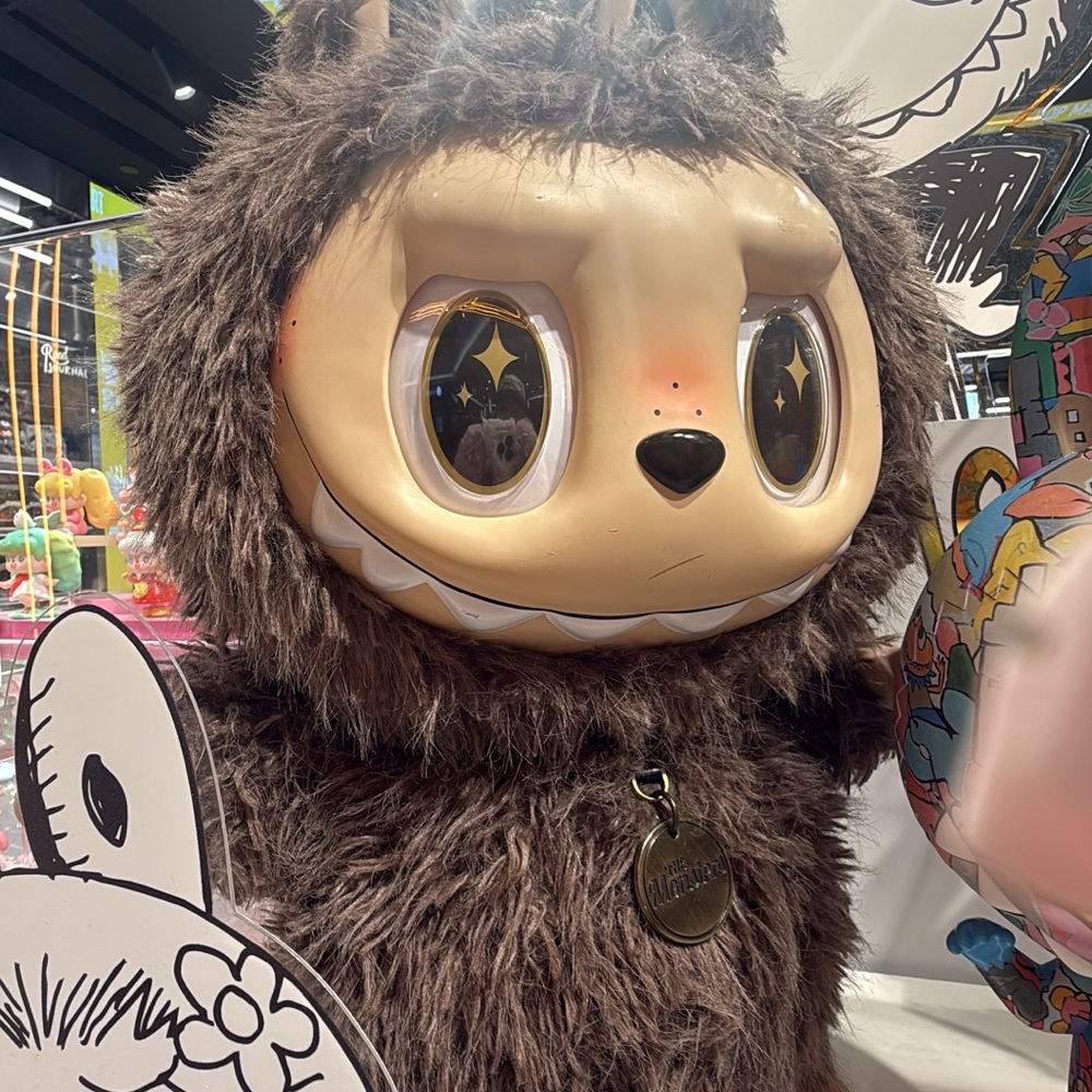 White Furry Character Costume